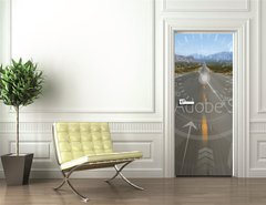 Samolepka na dveře fólie 90 x 220, 3235256 - speed - Rychlost