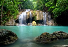 Fototapeta174 x 120  Waterfall in Kanchanaburi Province,Thailand, 174 x 120 cm
