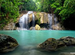 Samolepka flie 270 x 200, 32455007 - Waterfall in Kanchanaburi Province,Thailand