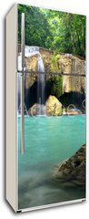 Samolepka na lednici flie 80 x 200  Waterfall in Kanchanaburi Province,Thailand, 80 x 200 cm