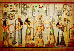 Samolepka flie 145 x 100, 32781454 - Papyrus. Old natural paper from Egypt - Papyrus. Star prodn papr z Egypta