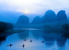 Samolepka flie 100 x 73, 32783688 - scenery in Guilin, China - scenrie v Guilin, na