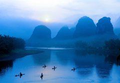 Samolepka flie 145 x 100, 32783688 - scenery in Guilin, China