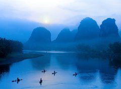 Samolepka flie 270 x 200, 32783688 - scenery in Guilin, China