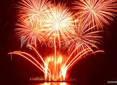 Fototapeta papr 254 x 184, 32925083 - Colorful fireworks