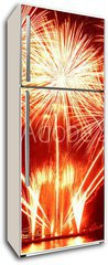 Samolepka na lednici flie 80 x 200, 32925083 - Colorful fireworks - Barevn ohostroje