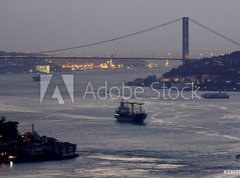 Samolepka flie 270 x 200, 33038207 - Bosphorus bridge, Istanbul-Turkey - Most Bosporu, Istanbul