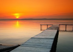 Samolepka flie 200 x 144, 33070197 - Lake Balaton with a very nice sunset at summer