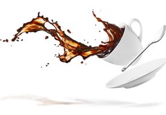 Fototapeta pltno 174 x 120, 33132237 - coffee splash