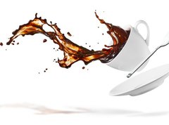 Samolepka flie 270 x 200, 33132237 - coffee splash