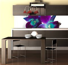 Fototapeta do kuchyn flie 260 x 60  orchid, 260 x 60 cm