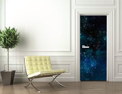 Samolepka na dvee flie 90 x 220, 33159882 - deep outer space or starry night sky - hlubok vesmr nebo hvzdn non obloha