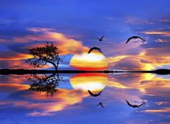 Samolepka flie 100 x 73, 33299512 - naturaleza de colores - naturalleza de colores