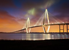 Fototapeta vliesov 200 x 144, 33318340 - Arthur Ravenel Jr Cooper River Suspension Bridge Charleston SC - Arthur Ravenel Jr Cooper n zvsn most Charleston SC