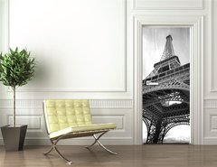 Samolepka na dvee flie 90 x 220  Tour eiffel, 90 x 220 cm