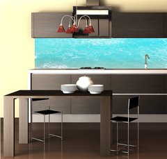 Fototapeta do kuchyně fólie 260 x 60, 33483218 - Caribbean turquoise beach perfect sea sunny day