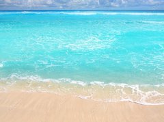 Samolepka flie 270 x 200, 33483218 - Caribbean turquoise beach perfect sea sunny day