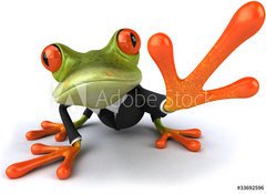 Fototapeta100 x 73  Business frog, 100 x 73 cm