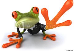 Fototapeta174 x 120  Business frog, 174 x 120 cm