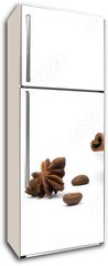 Samolepka na lednici flie 80 x 200, 33709348 - cup of coffee and  cinnamon bark - lek kvy a skoicov kry
