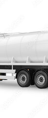 Samolepka na dveře fólie 90 x 220, 340311682 - Tanker truck 3D rendering isolated on white background. Side-rear view.