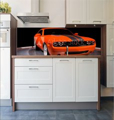 Fototapeta do kuchyn flie 180 x 60, 342449 - orange power