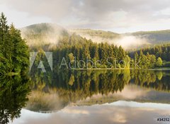 Samolepka flie 100 x 73, 34252157 - Sunset in S sestausee - Zpad slunce v Slnusee