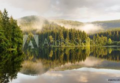 Fototapeta145 x 100  Sunset in S sestausee, 145 x 100 cm