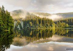 Fototapeta184 x 128  Sunset in S sestausee, 184 x 128 cm