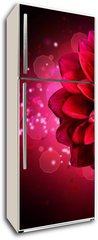 Samolepka na lednici flie 80 x 200  Dahlia Autumn flower design, 80 x 200 cm