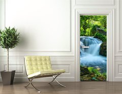 Samolepka na dvee flie 90 x 220  Waterfall, 90 x 220 cm