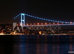 Fototapeta pltno 160 x 116, 34590756 - Bosphorus Bridge - Bosforsk most