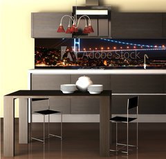 Fototapeta do kuchyně fólie 260 x 60, 34590756 - Bosphorus Bridge - Bosforský most
