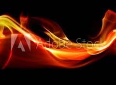 Samolepka flie 100 x 73, 34591997 - Flame abstract - Plamen abstraktn