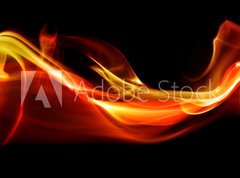 Samolepka flie 270 x 200  Flame abstract, 270 x 200 cm