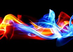 Samolepka flie 200 x 144, 34703114 - Fire and ice