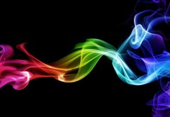 Samolepka flie 145 x 100, 34705127 - Colorful smoke