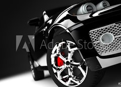 Samolepka flie 200 x 144, 34835630 - Black car