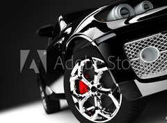 Samolepka flie 270 x 200, 34835630 - Black car