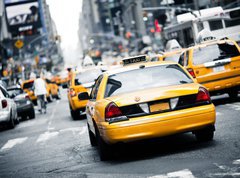 Samolepka flie 270 x 200, 34843570 - New York taxi