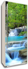 Samolepka na lednici flie 80 x 200, 34907501 - Erawan Waterfall, Kanchanaburi, Thailand