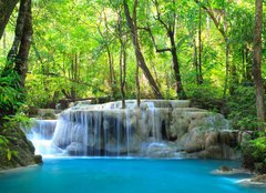 Fototapeta pltno 160 x 116, 34907824 - Erawan Waterfall, Kanchanaburi, Thailand