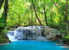 Fototapeta papr 254 x 184, 34907824 - Erawan Waterfall, Kanchanaburi, Thailand