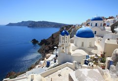 Fototapeta vliesov 145 x 100, 34918746 - Grce - Santorin (Eglise   Oia)