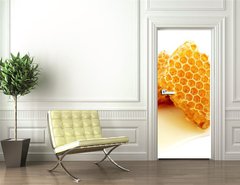 Samolepka na dvee flie 90 x 220, 35109581 - Honeycomb - plstev medu