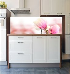 Fototapeta do kuchyn flie 180 x 60, 35301242 - pink flower - rov kvt