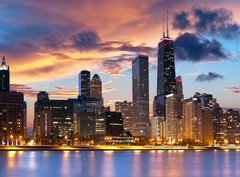 Fototapeta pltno 330 x 244, 35354022 - Chicago Skyline