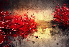 Samolepka flie 145 x 100, 35463100 - Paint Splatter - Drkovn barvy