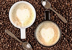 Samolepka flie 145 x 100, 35552461 - Caffe Latte for two - Caffe Latte pro dva