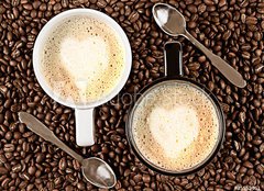 Fototapeta plátno 160 x 116, 35552461 - Caffe Latte for two - Caffe Latte pro dva